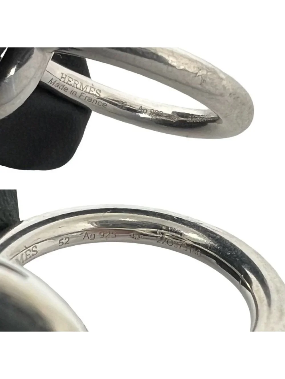 Hermes Echappee Ring 925 Sterling Silver